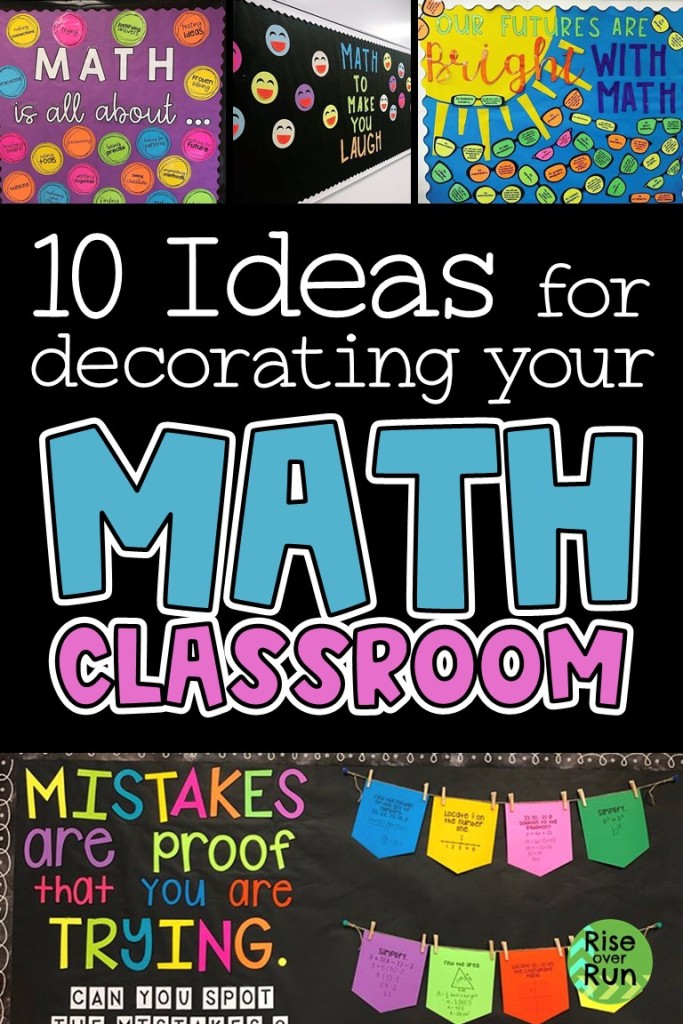 Ideas for decorating your math classroom
